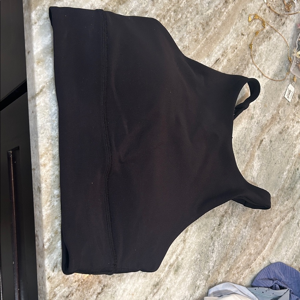 Black Sports Bra